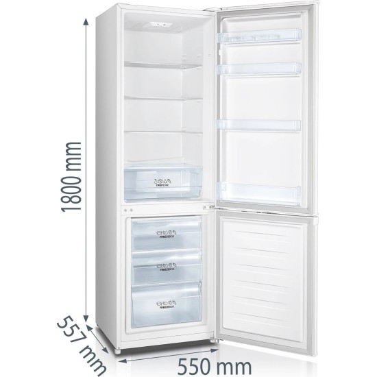 Gorenje RK418DPW4 Kombinált alulfagyasztós hűtőszekrény