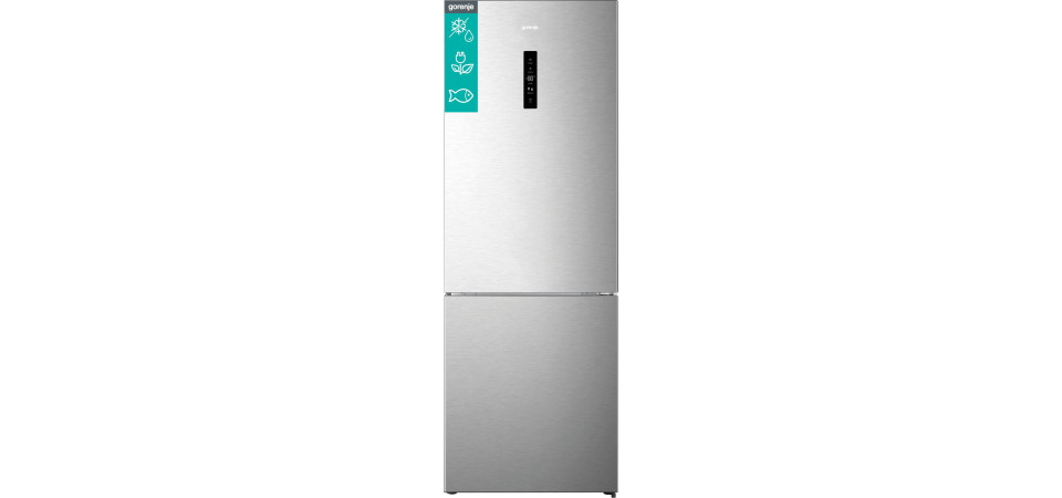 Gorenje NRK720EAXL4 Kombinált alulfagyasztós hűtőszekrény
