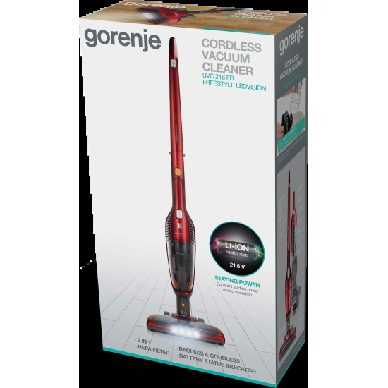 Gorenje SVC216FR Nyeles álló porszívó