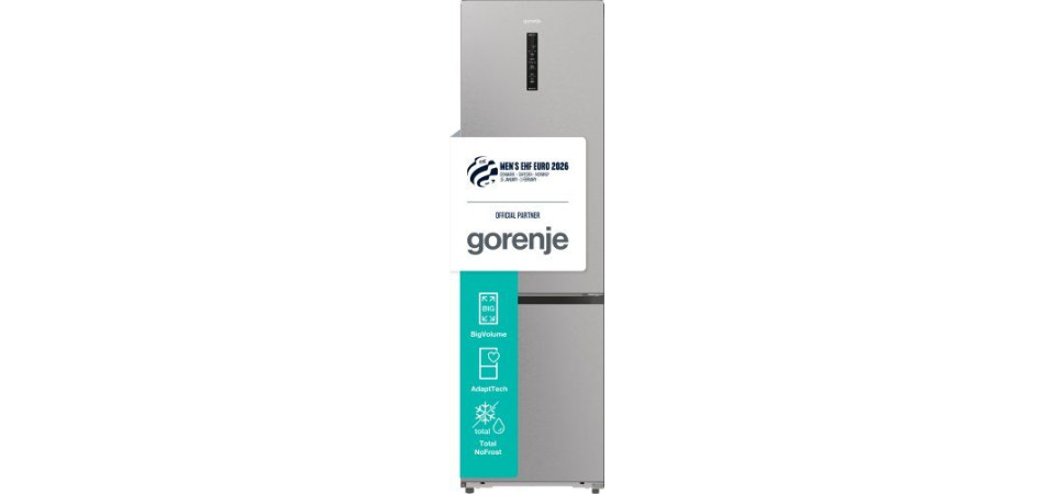 Gorenje NRB620C61X4WFE Kombinált alulfagyasztós hűtőszekrény