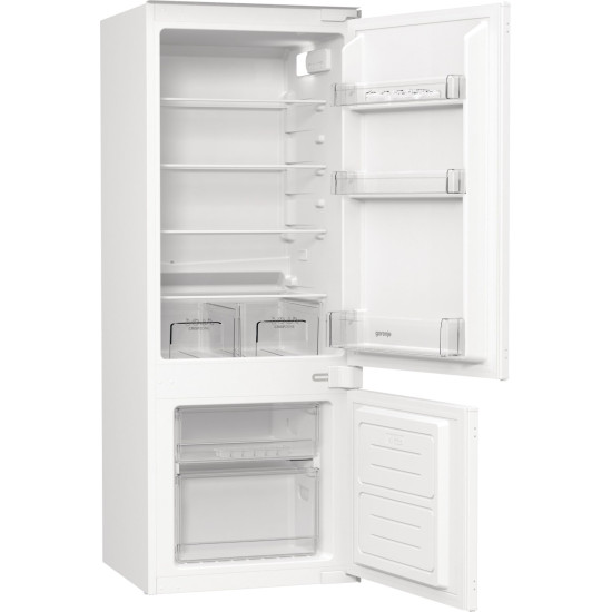 Gorenje RKI514E21 Beépíthető kombinált alul fagyasztós hűtő