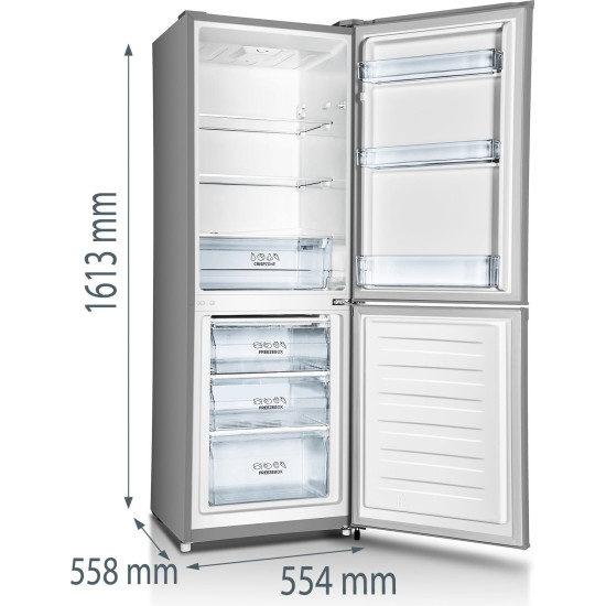 Gorenje RK416EPS4 Kombinált alulfagyasztós hűtőszekrény Gorenje RK416EPS4 Kombinált alulfagyasztós hűtőszekrény