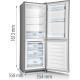 Gorenje RK416EPS4 Kombinált alulfagyasztós hűtőszekrény Gorenje RK416EPS4 Kombinált alulfagyasztós hűtőszekrény