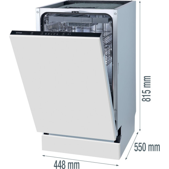 Gorenje GV520E10 Beépíthető 12-15 terítékes mosogatógép