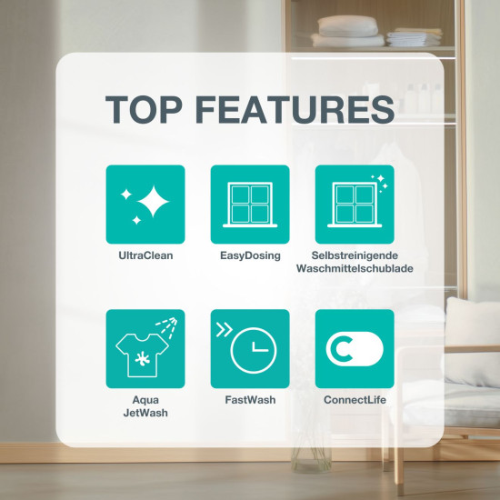 Gorenje WG4S84A2 Elöltöltős mosógép