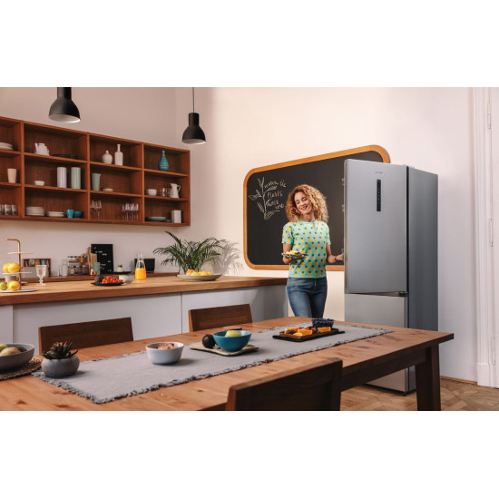 Gorenje NRK6192AS4 Kombinált alulfagyasztós hűtőszekrény