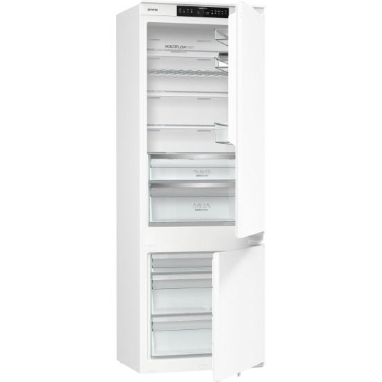 Gorenje NRKI619D61WFE Beépíthető kombinált alul fagyasztós hűtő