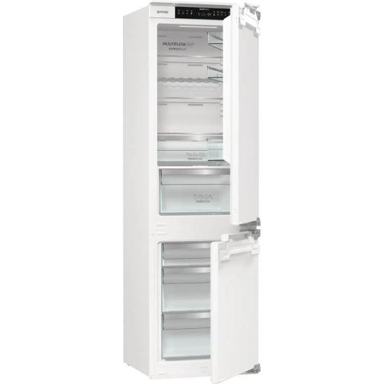 Gorenje NRKI517E62WF Beépíthető kombinált alul fagyasztós hűtő