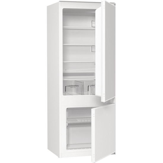 Gorenje RKI514E21 Beépíthető kombinált alul fagyasztós hűtő