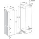 Gorenje RKI514E21 Beépíthető kombinált alul fagyasztós hűtő