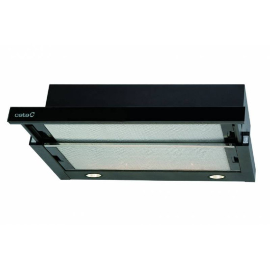 Cata Cata - Páraelszívó TF-2003/60 LED BLACK GLASS Kihúzható páraelszívó
