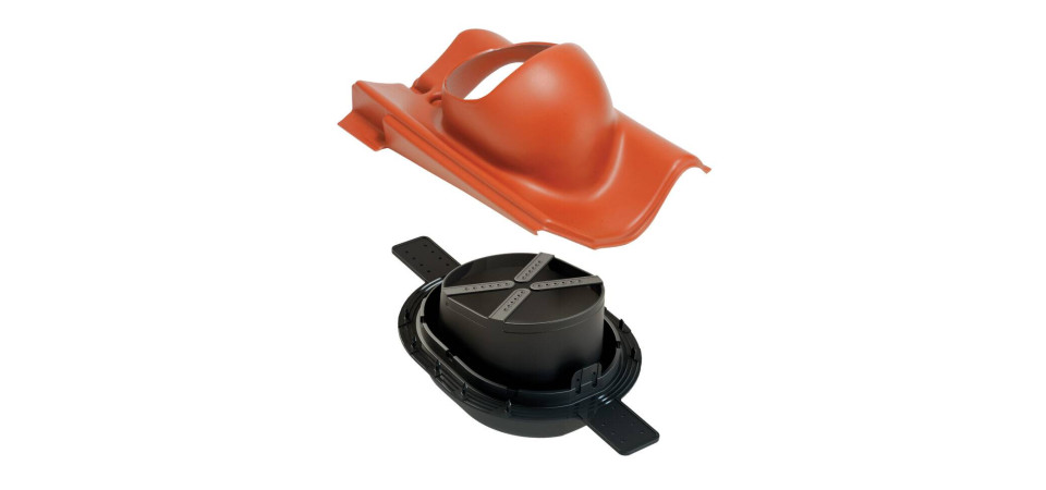 Vilpe VILPE Vittinge 2K átvezető (1 hullámos), téglavörös Szellőztető ventilátor tartozékok Vilpe VILPE Vittinge 2K átvezető (1 hullámos), téglavörös Szellőztető ventilátor tartozékok