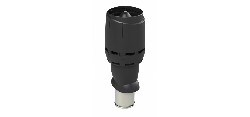 VILPE VILPE 160P/IS/500 FLOW tetőszellőző, fekete Szellőztető ventilátor tartozékok VILPE VILPE 160P/IS/500 FLOW tetőszellőző, fekete Szellőztető ventilátor tartozékok