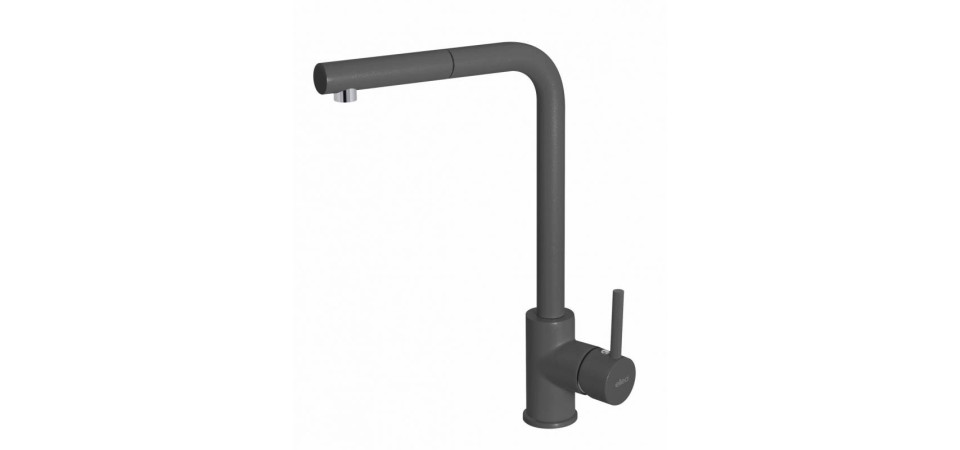 Elleci ELLECI - Csaptelep Trail Plus M70 nero metal - Kifutó termék! MMKTRP70 Gránit csaptelep