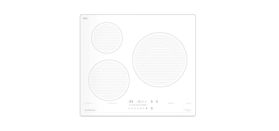 Nodor NODOR - Beépíthető indukciós főzőlap NorCoock IH-N6286 SW fehér Hob to Hood Beépíthető indukciós főzőlap