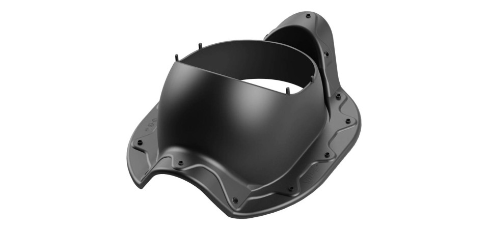 Vilpe VILPE Armor 2K átvezető elem, fekete Szellőztető ventilátor tartozékok Vilpe VILPE Armor 2K átvezető elem, fekete Szellőztető ventilátor tartozékok