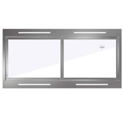 Nodor Nodor - Páraelszívó NorBreeze ISLA DEIMOS 1400 TWIN RF Hob to Hood Mennyezetbe építhető páraelszívó
