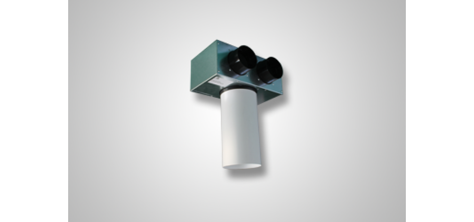 Aerauliqa Aerauliqa ADT90 DN125mm 2XDN75/63mm Hővisszanyerős szellőztető ventillátorok Aerauliqa Aerauliqa ADT90 DN125mm 2XDN75/63mm Hővisszanyerős szellőztető ventillátorok