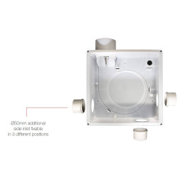 Aerauliqa AERAULIQA - Csőcsonk QXD Szellőztető ventilátor tartozékok