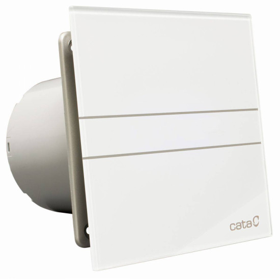 Cata Cata E-100G ventilátor üveg előlappal, fehér Axiális szellőztető ventilátor