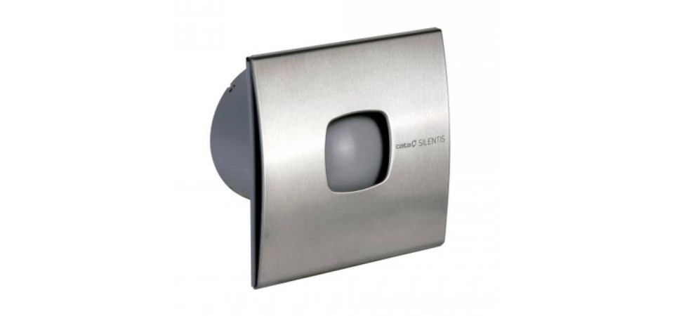 Cata Cata Silentis 10 Inox (Low Noise) ventilátor beépített pillangószeleppel Axiális szellőztető ventilátor