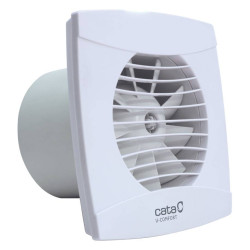 Cata Cata UC-10 STD ventilátor beépített pillangószeleppel, fehér Axiális szellőztető ventilátor