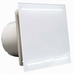 Cata Cata E-100GL ventilátor üveg előlappal, LED világítással, fehér Axiális szellőztető ventilátor