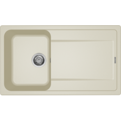 Elleci ELLECI - Mosogatótálca Life 400 G62 Bianco Antico - Kifutó termék! LG240062 Gránit mosogatótálca