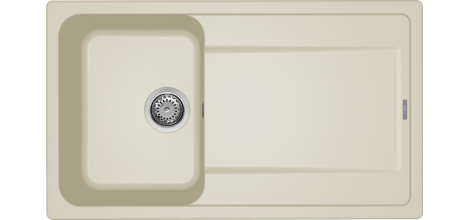 Elleci ELLECI - Mosogatótálca Life 400 G62 Bianco Antico - Kifutó termék! LG240062 Gránit mosogatótálca