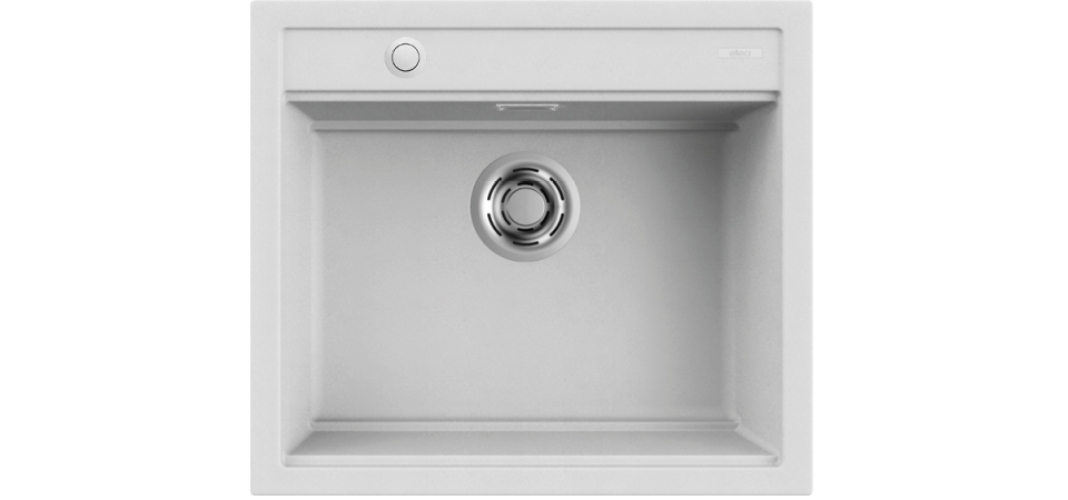 Elleci ELLECI - Mosogatótálca Best 105 Workstation AUTOMATA G68 Bianco - Kifutó termék! LGB10568AUT Gránit mosogatótálca