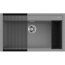 Elleci ELLECI - Mosogatótálca Best 360 Workstation Szett G48 Cemento - Kifutó termék! LGB36048K2 Gránit mosogatótálca