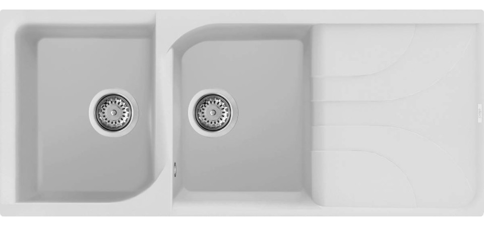 Elleci ELLECI - Mosogatótálca Ego 500 G68 Bianco LGE50068 Mosogatótálca