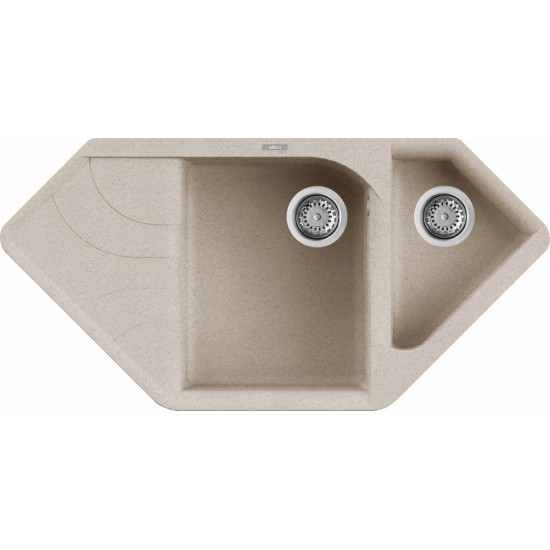 Elleci ELLECI - Mosogatótálca Ego CORNER G51 Avena - Kifutó termék! LGECOR51 Mosogatótálca