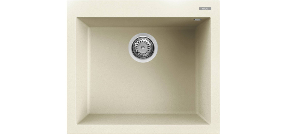Elleci ELLECI - Mosogatótálca Quadra 105 G62 Bianco Antico LGQ10562 Mosogatótálca