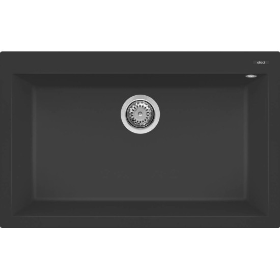 Elleci ELLECI - Mosogatótálca Quadra 130 G40 Nero LGQ13040 Mosogatótálca
