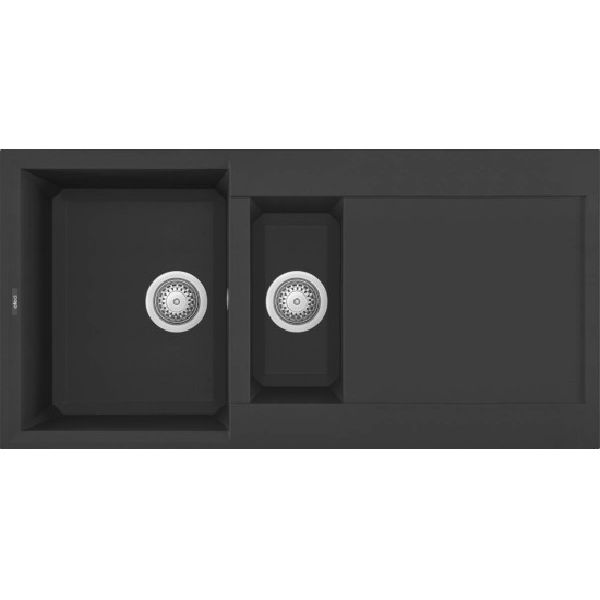 Elleci ELLECI - Mosogatótálca Easy 475 G40 Nero LGY47540 Mosogatótálca