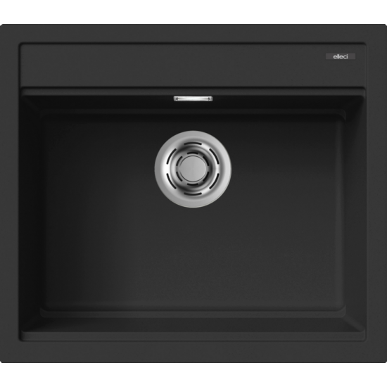Elleci ELLECI - Mosogatótálca Best 105 Workstation K86 Black LKB10586 Kerámia mosogatótálca