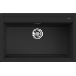 Elleci ELLECI - Mosogatótálca Best 130 Workstation K86 Black LKB13086 Kerámia mosogatótálca