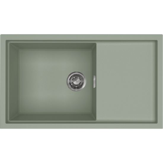 Elleci ELLECI - Mosogatótálca Sintesi 410 K82 Sage inox tartozékokkal LKS41082 Kerámia mosogatótálca