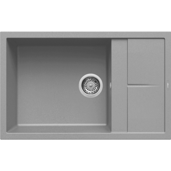 Elleci ELLECI - Mosogatótálca Unico 310 K97 Light Grey - Kifutó termék! LKU31097 Kerámia mosogatótálca
