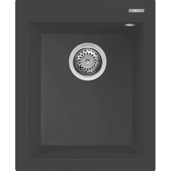 Elleci ELLECI - Mosogatótálca Quadra 100 M70 Nero Metal - Kifutó termék! LMQ10070 Mosogatótálca