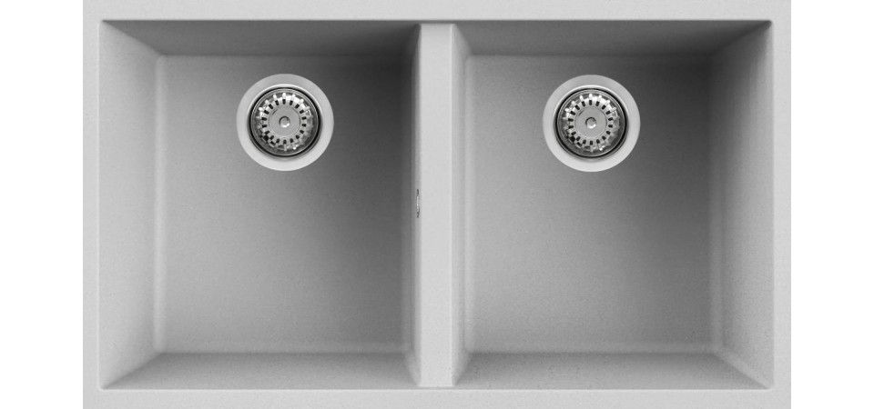 Elleci ELLECI - Mosogatótálca Quadra 350 UM M79 Aluminium munkalap alá szerelhető LMQ35079BSO Mosogatótálca