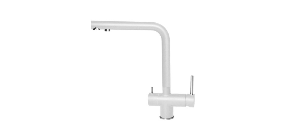 Elleci ELLECI - Csaptelep Tourmaline pure G68 bianco MGKTOU68 Gránit csaptelep