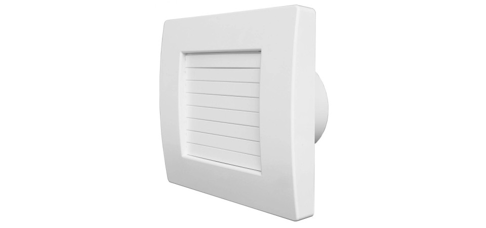 Aerauliqa Aerauliqa QA-100 BB ventilátor automata előlapzárással Axiális szellőztető ventilátor Aerauliqa Aerauliqa QA-100 BB ventilátor automata előlapzárással Axiális szellőztető ventilátor