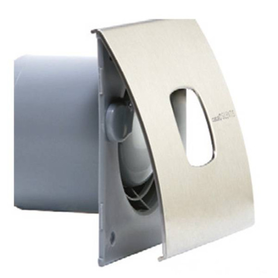 Cata Cata Silentis 10 Inox ventilátor beépített pillangószeleppel Axiális szellőztető ventilátor
