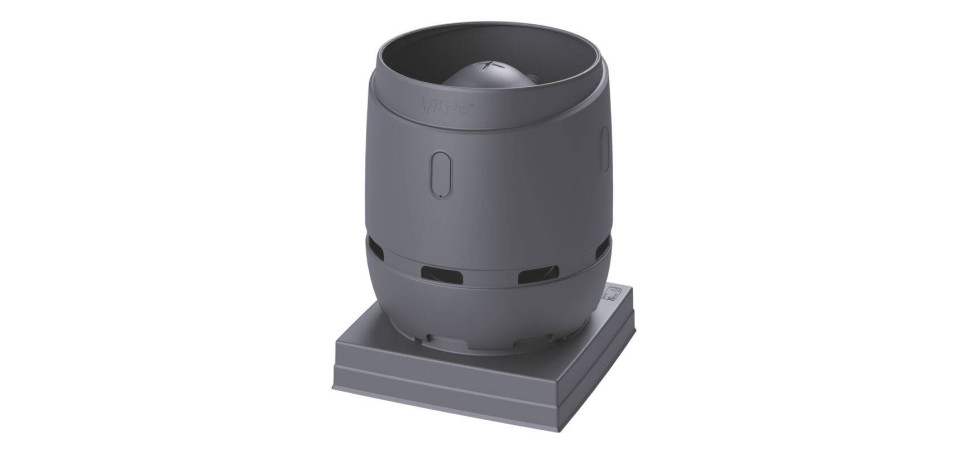 Vilpe VILPE 315S FLOW XL tetőszellőző, ezüstszürke Szellőztető ventilátor tartozékok Vilpe VILPE 315S FLOW XL tetőszellőző, ezüstszürke Szellőztető ventilátor tartozékok