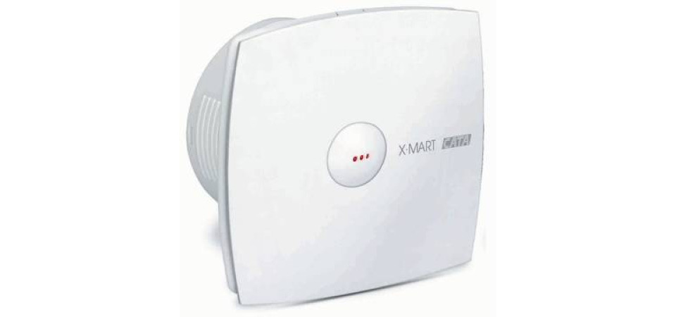 Cata Cata X-Mart 10 Matic Timer ventilátor automata előlapzárással, utószellőztető funkcióval Axiális szellőztető ventilátor