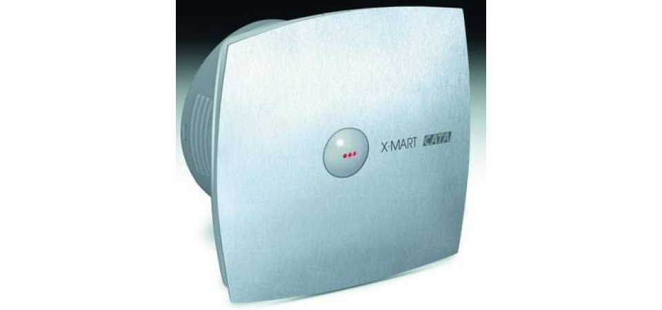 Cata Cata X-Mart 12 Matic Inox ventilátor automata előlapzárással Axiális szellőztető ventilátor