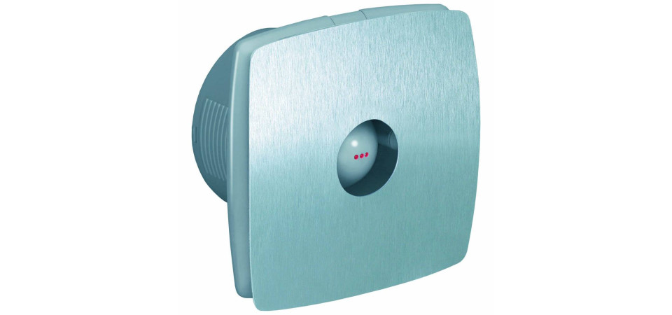 Cata Cata X-Mart 15 Inox Timer ventilátor utószellőztető funkcióval, beépített pillangószeleppel Axiális szellőztető ventilátor