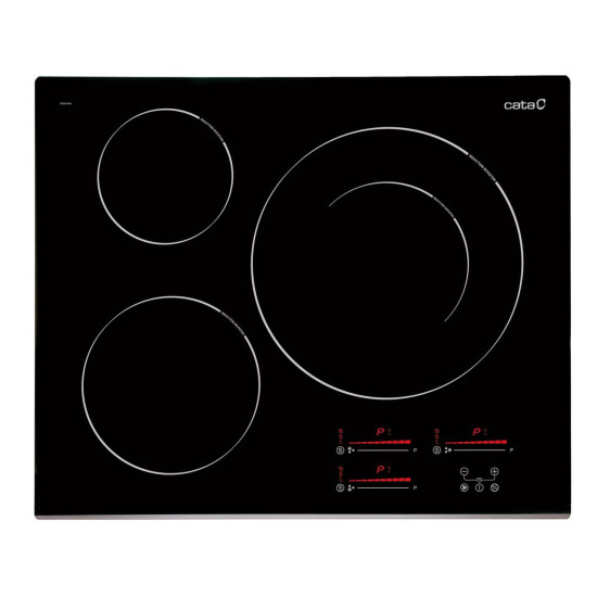 Cata CATA - Beépíthető indukciós főzőlap INSB-6032 BK fekete Hob to Hood Beépíthető indukciós főzőlap
